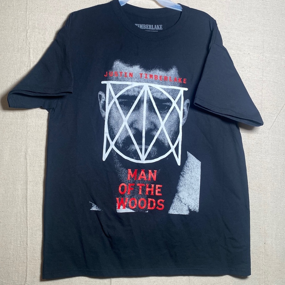 Men’s Justin Timberlake Man of the Woods Tour Concert TShirt Large